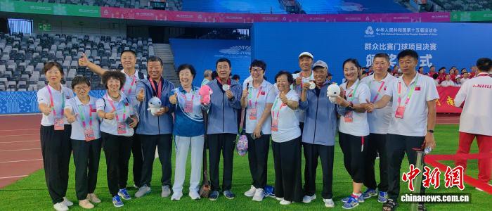 黑龙江队勇夺全运会群众门球男双亚军